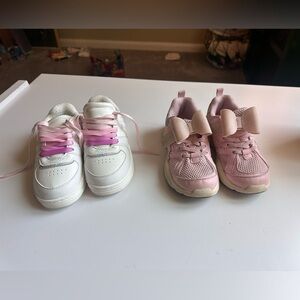 Zara Pink and White Sneakers Soft-Soled Comfort